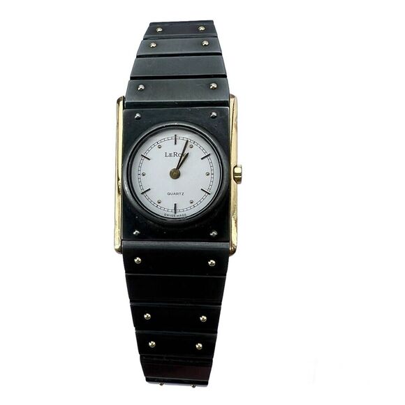 Vintage Le Roy - Baume & Mercier 8802 Ladies Quartz Tank Watch Series 2505562 - Picture 1 of 9